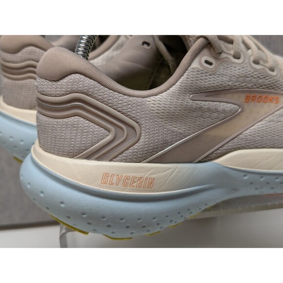 Brooks Women Glycerin GTS 21 White Running Shoes Sneakers Size 10 M - Picture 5 of 13